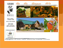 Tablet Screenshot of caribougrill.com